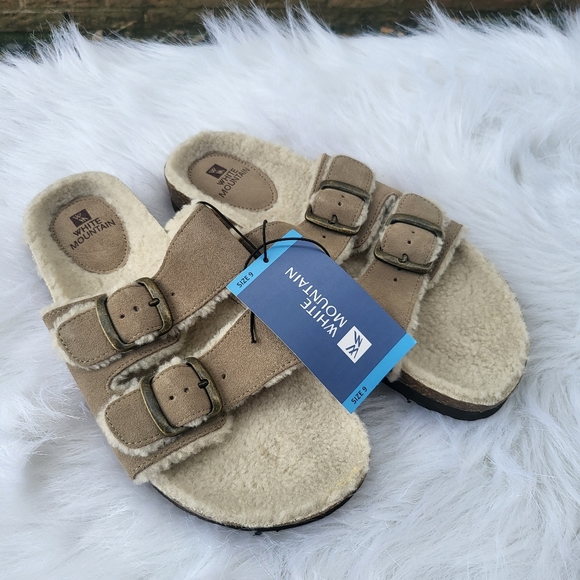 White Mountain Lined Sandals - Picture 4 of 6